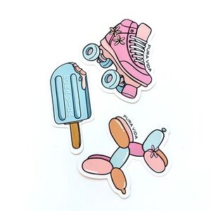 NEW! Pura Vida Vibrant Sticker Trio